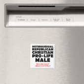 Offensive republikanische Male Christlich Magnet (In Situ (Geschirrspüler))