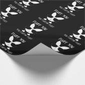 Offensive-T - Shirts des Flaums u Geschenkpapier (Ecke)