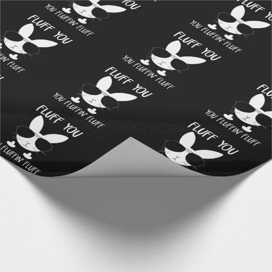 Offensive-T - Shirts des Flaums u Geschenkpapier (Ecke)