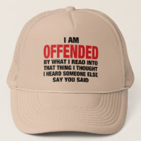 Offensiver Hut