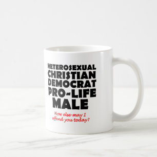 Offensiver männlicher christlicher Tassen-Spaß Kaffeetasse