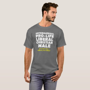 Offensives Pro-Life-Männliches Christliches T-Shir T-Shirt