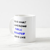 öffentlich-rechtlicher Verteidiger, phantastisch Kaffeetasse (Vorderseite Links)