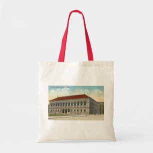 Öffentliche Bibliothek, Boston 1911 Vintage Tragetasche