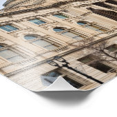 öffentliche Bibliothek im Renaissancestil in Milwa Fotodruck (Ecke)