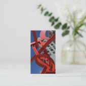 öffentliche Bibliothek Visitenkarte (Stehend Vorderseite)