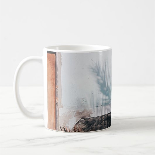 ÖFFENTLICHE BLUE LOUVERED WINDOWS KAFFEETASSE (Links)