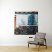 ÖFFENTLICHE BLUE LOUVERED WINDOWS WANDTEPPICH (Beispiel)