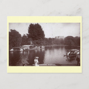 Öffentliche Gärten, Boston Vintag Postkarte