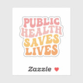 Öffentliche Gesundheit Rette Leben, Krankenversich Aufkleber (Blatt)