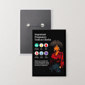 Öffentliche Gesundheits Anime-Kunstwerk 2 Button (Vorderseite/Rückseite)