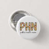 Öffentliche Gesundheitskrankenschwester Sweatshirt Button (Vorne & Hinten)