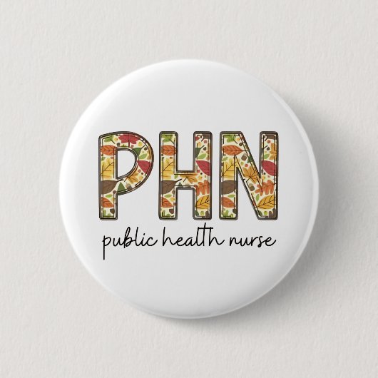 Öffentliche Gesundheitskrankenschwester Sweatshirt Button (Vorderseite)