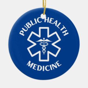 Öffentliche Gesundheitsmedizin Arzt Krankenschwest Keramik Ornament