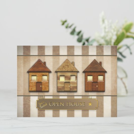 ÖFFENTLICHE HAUSEINLADUNG - geschäftlich oder pers Einladung (Stehend Vorderseite)