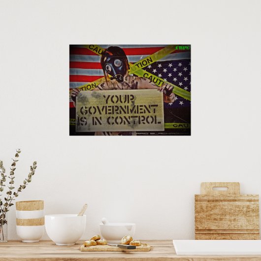 Öffentliche Kontrolle Poster (Küche)