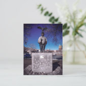 Öffentliche Kunstskulptur Postkarte (Stehend Vorderseite)