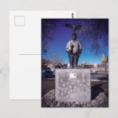 Öffentliche Kunstskulptur Postkarte (Vorne/Hinten)