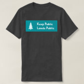 Öffentliche Landgebiete öffentliche Nationalparks T-Shirt (Design vorne)