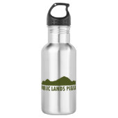 Öffentliche Landschaften Edelstahlflasche (Vorderseite)