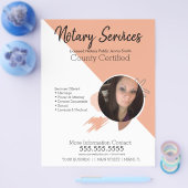 Öffentliche Notdienste Boho Foto Business Flyer (Einzeln)