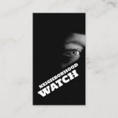 Öffentliche Sicht, Nachbar Community Watch Visitenkarte (Vorderseite)