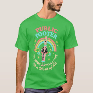 Öffentliche Toilette Lustiger Furz Peinlicher Erwa T-Shirt