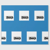 Öffentliche Verkehrsmittel Bushaltestelle Untersch Geschenkpapier (Flach)