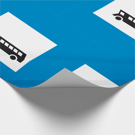 Öffentliche Verkehrsmittel Bushaltestelle Untersch Geschenkpapier