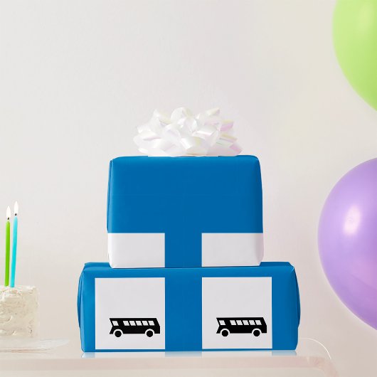 Öffentliche Verkehrsmittel Bushaltestelle Untersch Geschenkpapier