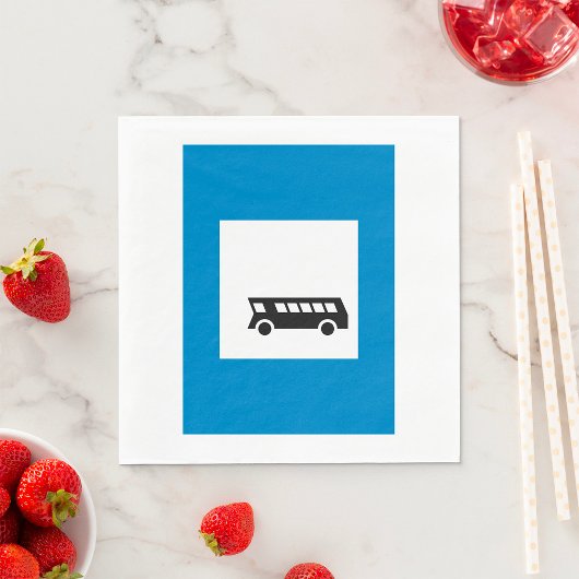 Öffentliche Verkehrsmittel Bushaltestelle Untersch Serviette