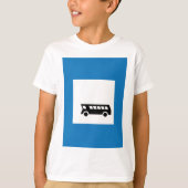 Öffentliche Verkehrsmittel Bushaltestelle Untersch T-Shirt (Vorderseite)