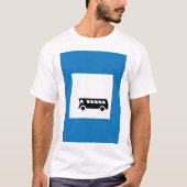 Öffentliche Verkehrsmittel Bushaltestelle Untersch T-Shirt (Vorderseite)