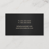 Öffentlicher Agent für öffentliche Mobilkredite Visitenkarte (Rückseite)