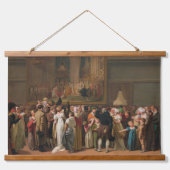 Öffentlicher Blick auf Davids "Coronation" im Louv Wandteppich Mit Holzrahmen (Vorne)