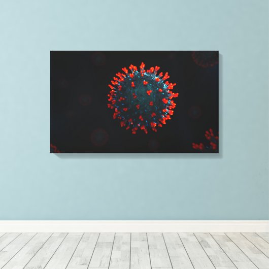 Öffentlicher Feind Leinwanddruck (Insitu (Holzboden))