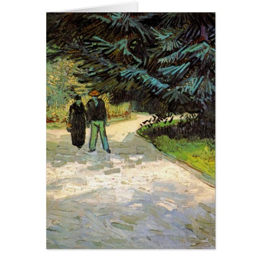 Öffentlicher Garten mit Paar von Vincent van Gogh (Vorne)