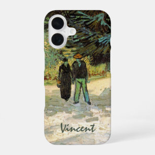 Öffentlicher Garten mit Paar von Vincent van Gogh iPhone 16 Hülle