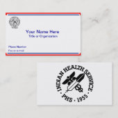 Öffentlicher Gesundheitsdienst - Rentenkarten Visitenkarte (Vorne/Hinten)