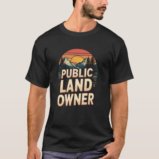 Öffentlicher Grundeigentümer, Naturschutz, Schutz T-Shirt (Vorderseite)
