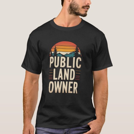 Öffentlicher Grundeigentümer, Naturschutz, Schutz T-Shirt (Vorderseite)