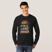 Öffentlicher Grundeigentümer, Naturschutz, Schütze T-Shirt (Vorne ganz)