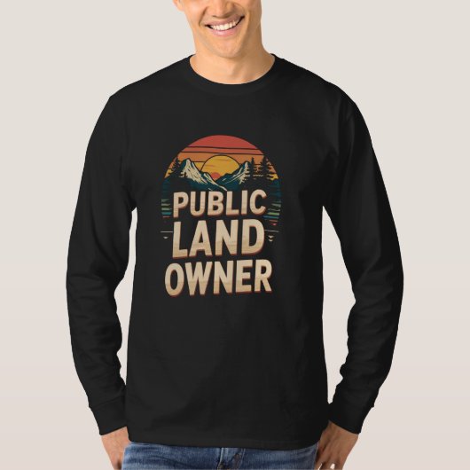 Öffentlicher Grundeigentümer, Naturschutz, Schütze T-Shirt (Vorderseite)