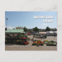 Öffentlicher Markt in Hamina, Finnland