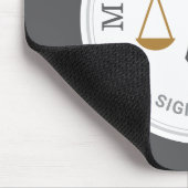 Öffentlicher Mobiler Notar Grau für individuelles  Mousepad (Ecke)