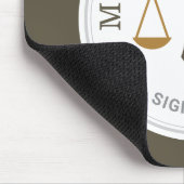 Öffentlicher Mobiler Notar mit individuellem Recht Mousepad (Ecke)