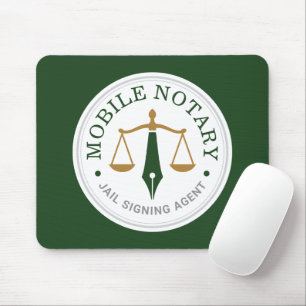 Öffentlicher Mobilnotar für individuelles Rechtsun Mousepad