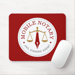 Öffentlicher Mobilnotar Rechtsunterzeichnung in Ro Mousepad