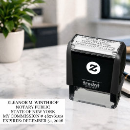 Öffentlicher Notar New York Permastempel