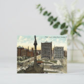 Öffentlicher Platz Cleveland Ohio 1910 Vintag Postkarte (Stehend Vorderseite)